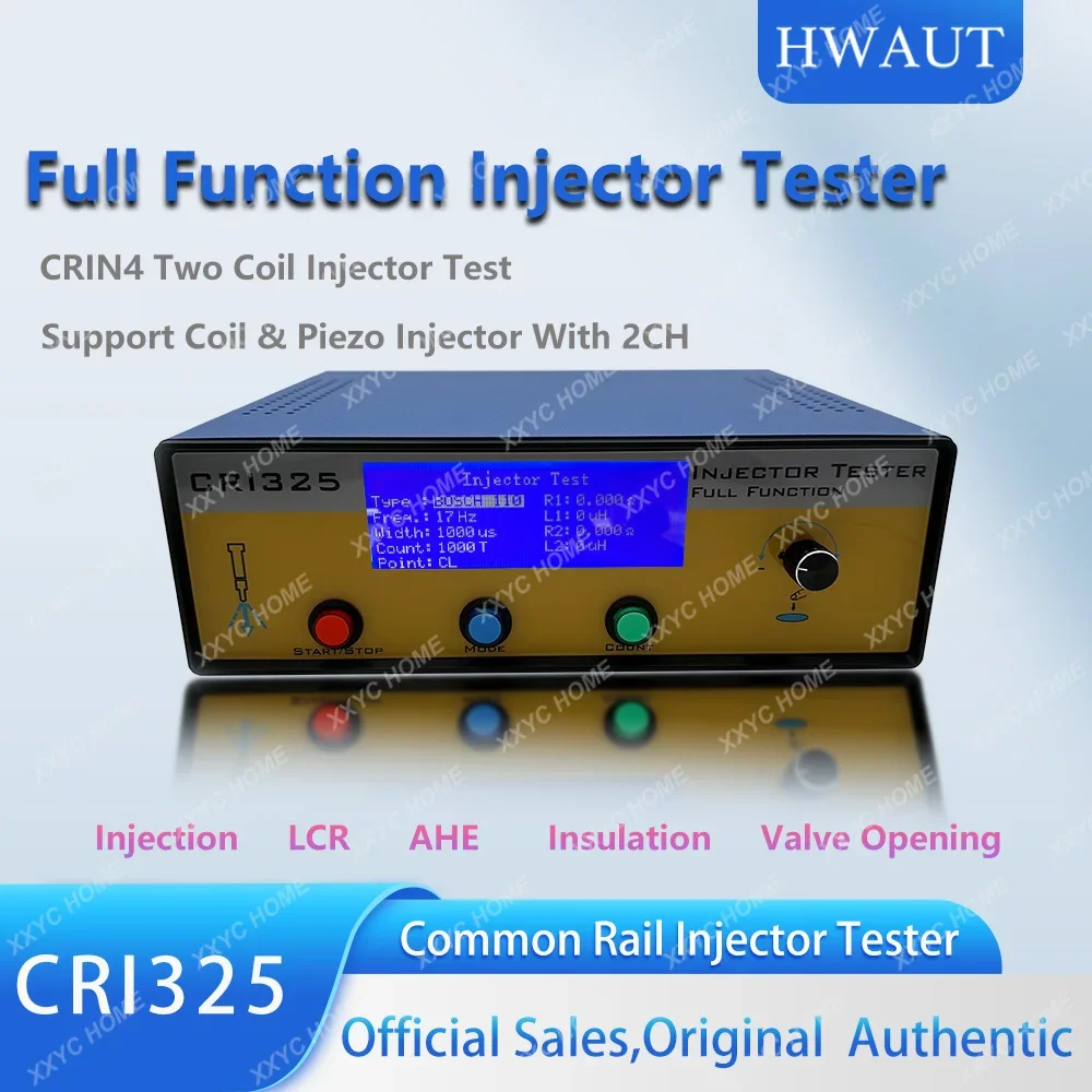 CRI325Common Rail Injector Tester Coil and Piezo   Injector Driver Air Gap Insulation Capacitance AHE Test