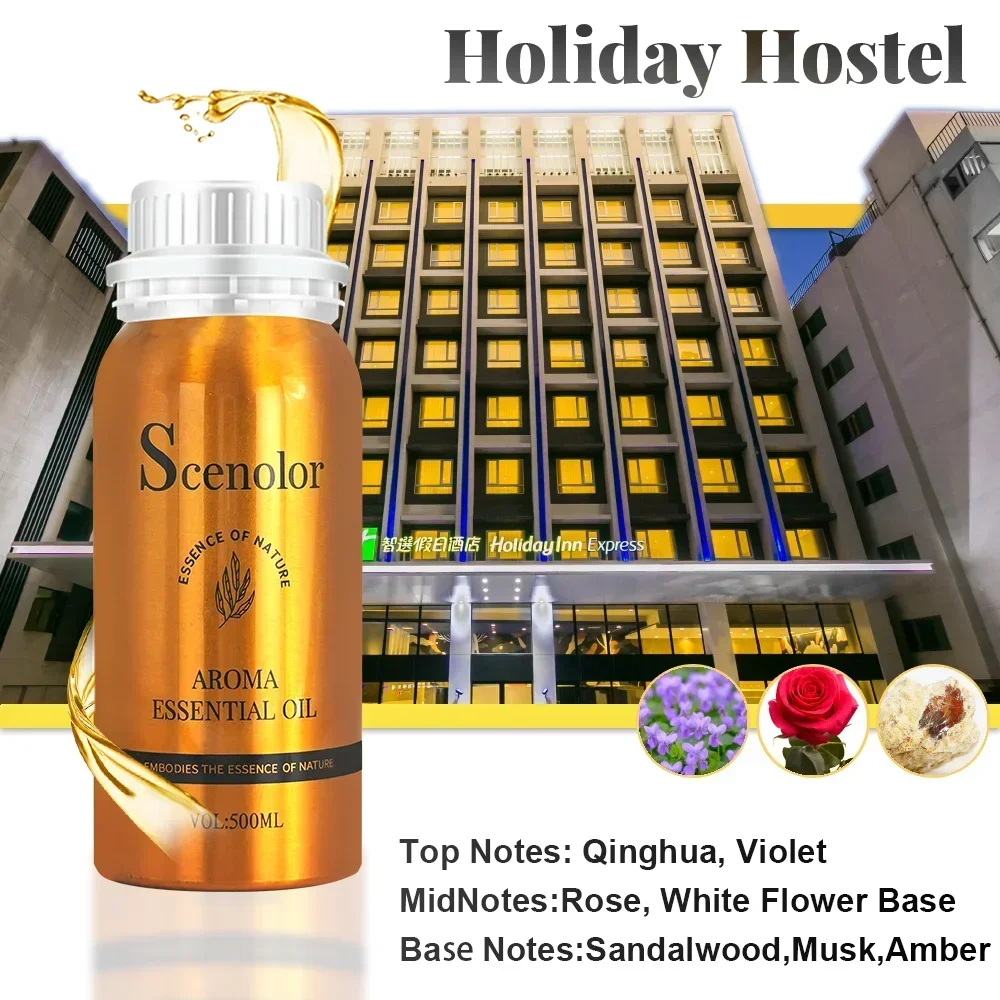 500ML Hotel Room Fragrance Diffuser for Home Air Freshener Scenting Device Air Purifier Humidifier Car Essential Oil Refil