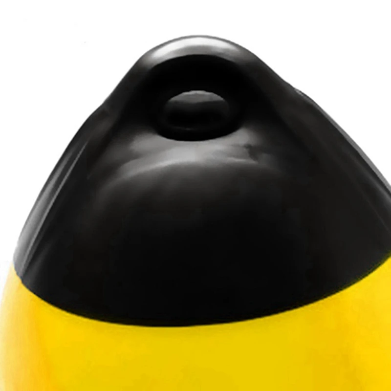 2X Heavy Duty PVC Boat Fender Ball Round Anchor Buoy Dock Bumper Ball Inflatable Protection Marine Mooring Buoy Yellow