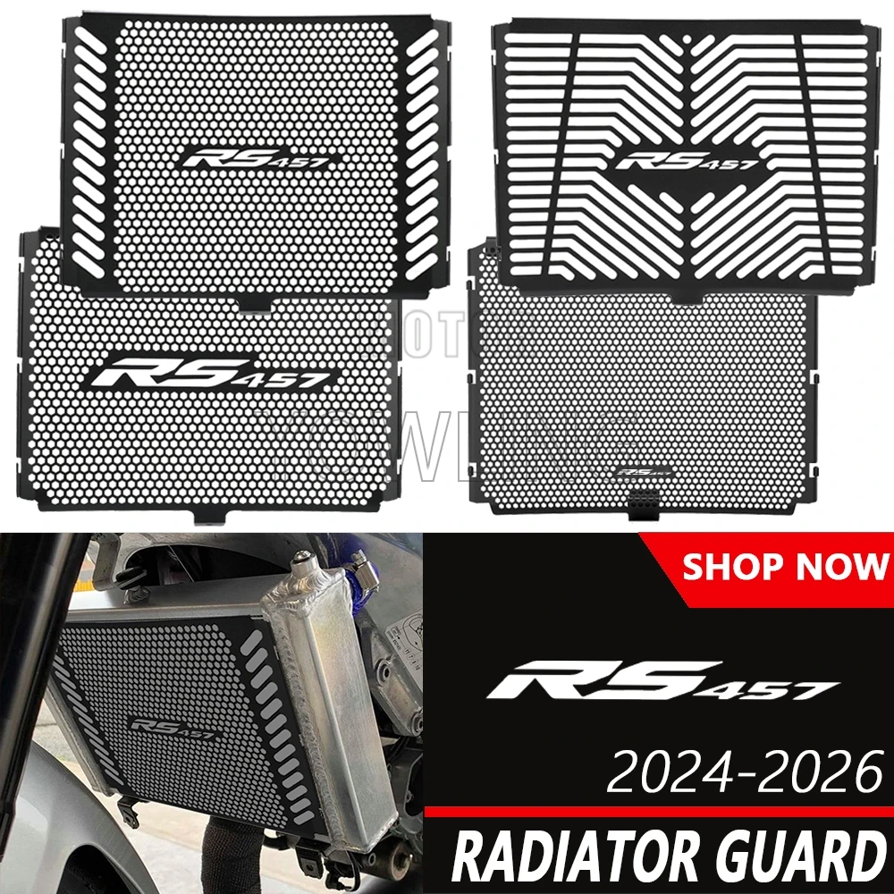 

For Aprilia RS 457 RS457 2024 2025 2026 Accessories Motorcycle Radiator Grille Guard Cover Water Tank Grille Guard Protection