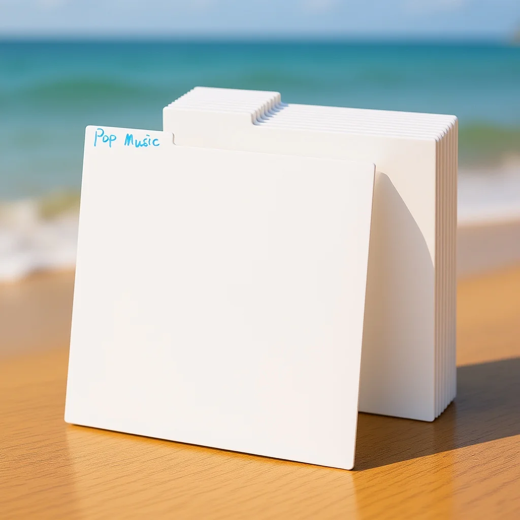 

Vinyl Record Dividers 10pcs for Record Album Storage Book Shelf Organization Index Card Separators Tabs