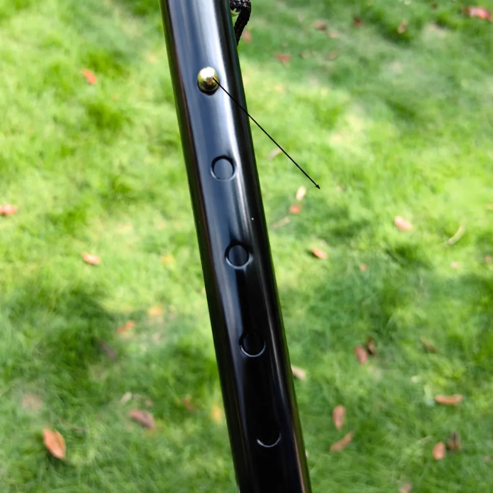 Adjustable Folding Walking Cane Mobility Aid Lightweight Stable Quad Stick Non Slip Handle For Senior Balance