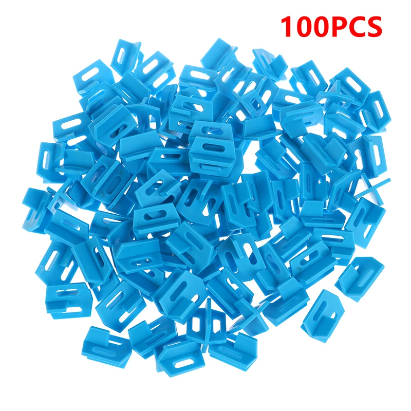 Ceramic Tile Spacers Clips Wedge Leveling System 100Pcs For Floor Wall Tile Gap Leveling System Construction Tools