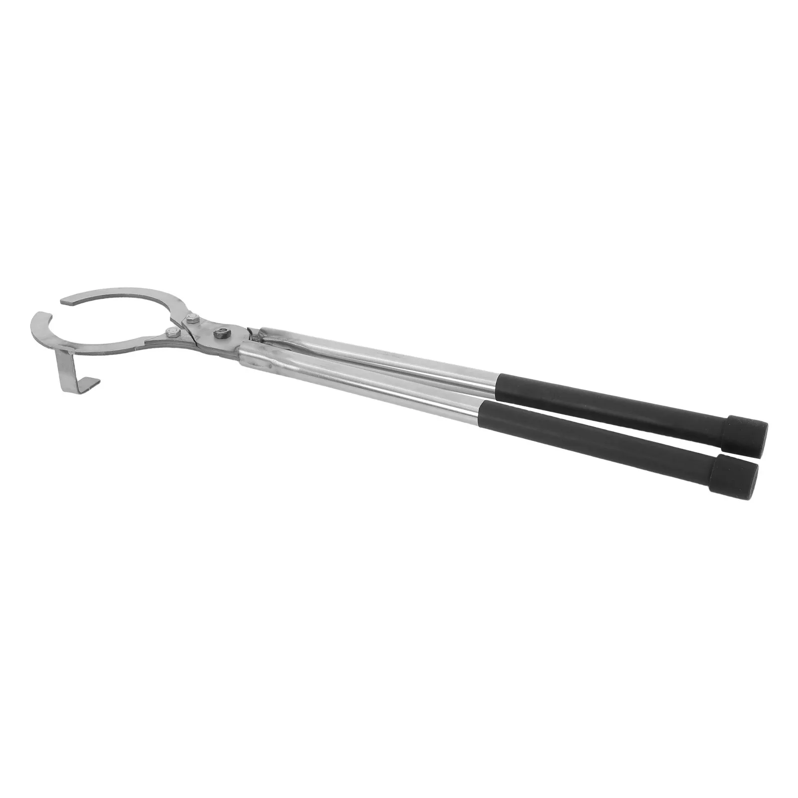 Heavy Duty Crucible Flask Tongs Stainless Steel Non Slip Handle Casting Crucible Holder for Melting Refining Gold Silver Copper