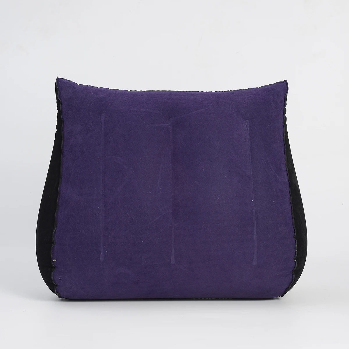 Plush Inflatable Triangular Cushion, Suitable for Storage and Portable Pillows, Comfortable Sofa Pillows