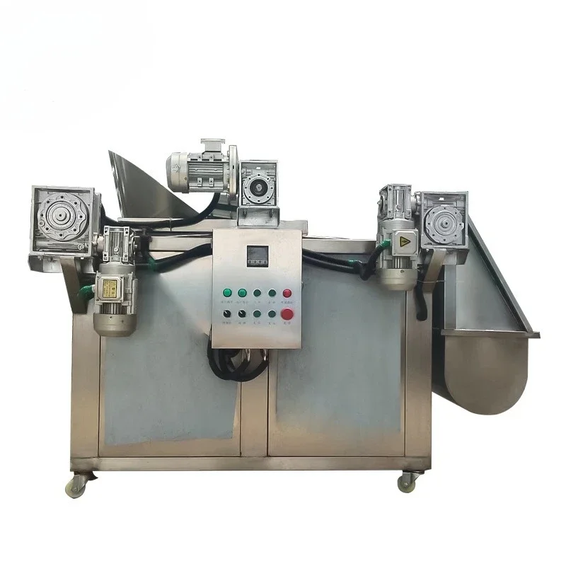 Potato chips low temperature fryer, sweet potato chips small round fryer
