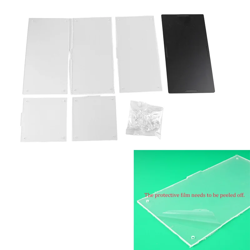 Transparente Acryl Vitrine Für 1:32 Skala Auto Modell Bausteine Ornament Zusammengebaute Klare Staub Abdeckung Ziegel Spielzeug Teile