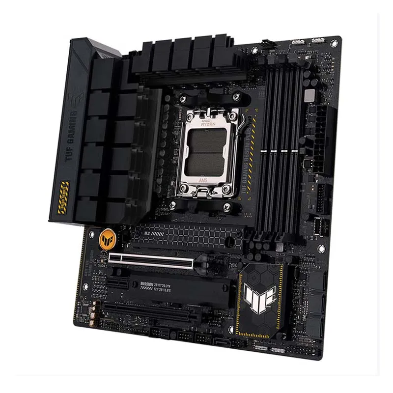 اللوحة الأم للألعاب ASUS TUF GAMING B650M-PLUS WIFI شديدة التحمل تدعم وحدة المعالجة المركزية 9600X/7600X/7500F (AMD B650/Socket AM5)