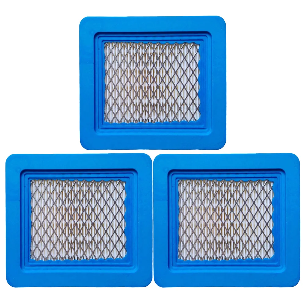 

3PCS Lawn Mower Filters Compatible Machine Dust Prevention Cutting Grass Blue Garden Accessories Home Supplies Long
