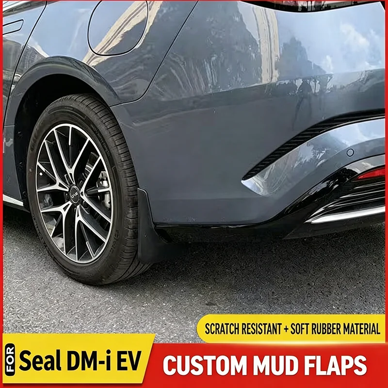Mud Flaps Splash Guards For BYD Seal DM-i EV  Front Rear Wheel Mudguards Anti-Stone Anti-Scratch Fender Protector Exterior Car