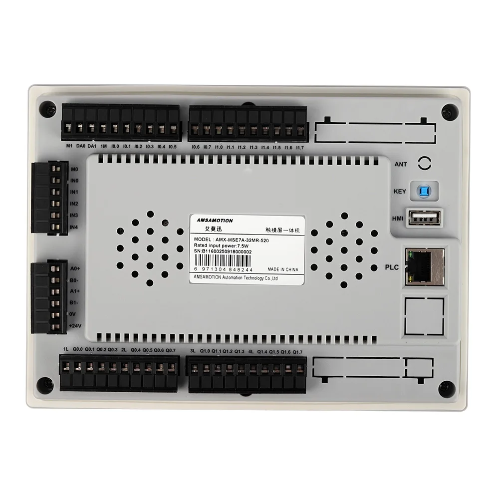 7 ''بوصة 4G واي فاي HMI MSE7A-32MR PLC الكل في 1 آلة متوافقة الذكية S7-200 16I 16O 5AI 2AO PT100 شاشة تعمل باللمس MCGS المراقب المالي