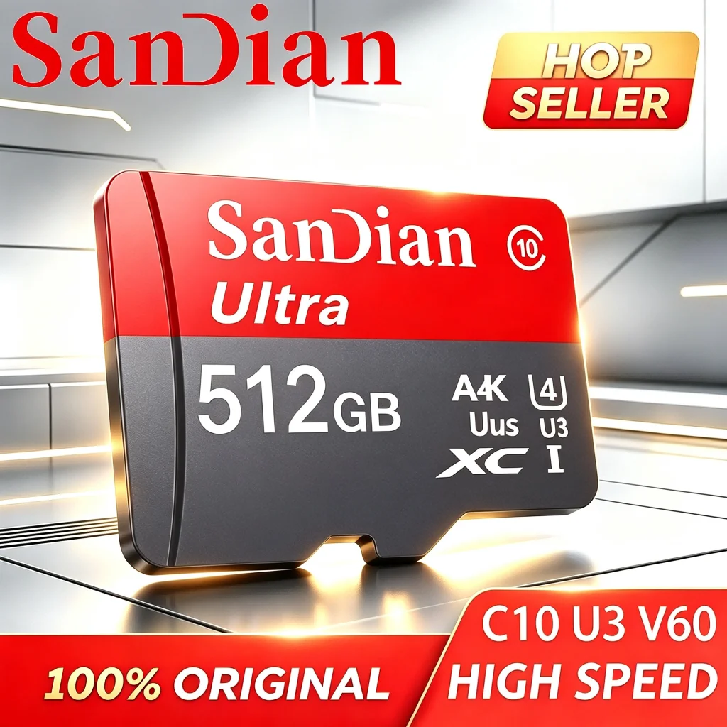 Stable Micro TF SD Card 256GB 64GB 32GB SD Cards TF Cards Memory Card U3 for Dash Cam/Driving Recorder/CCTV/Laptop/Desktop