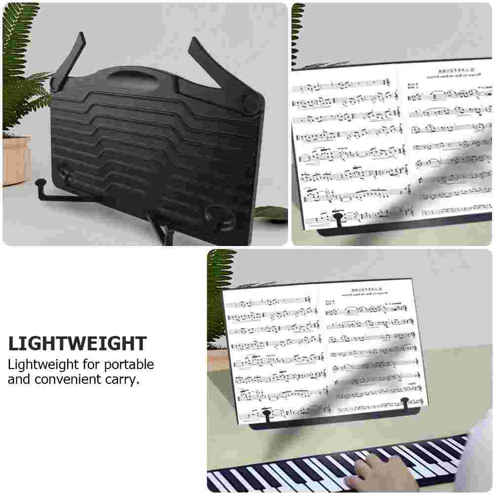 Music Stand Bookshelf Shelves Foldable Score Holder Reading Environmentally Friendly Material