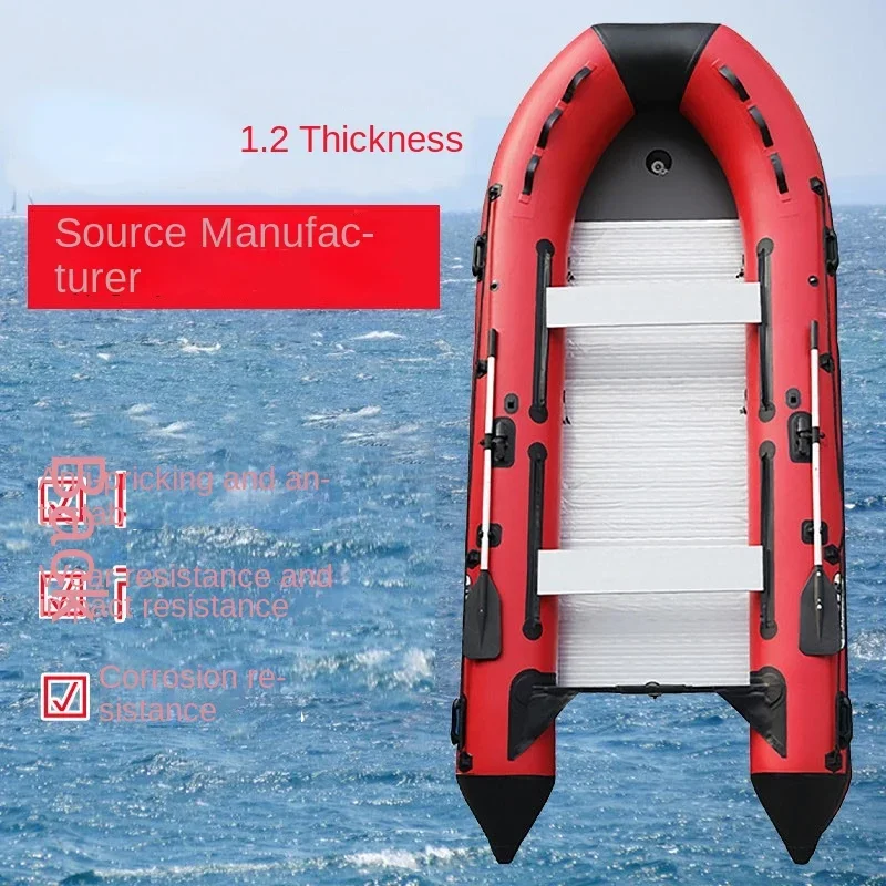 Source directly from the manufacturer flood control emergency inflatable thickened rubber boat life-saving kayak aluminum