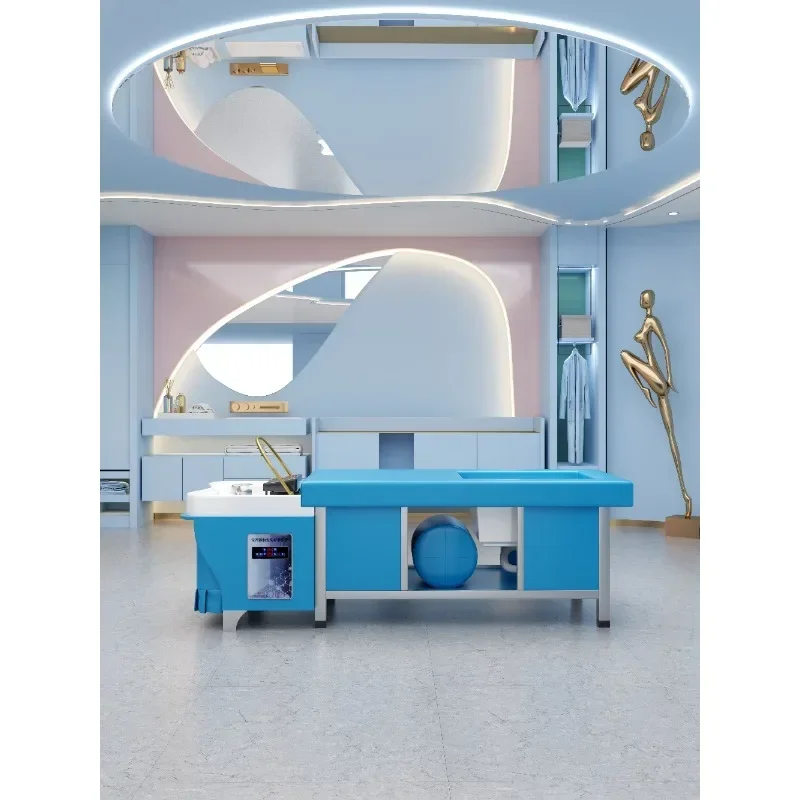 

Japanese Shampoo Spa Salon Bed Modern Style Furniture Thermostatic Water Circulation Hair Salon