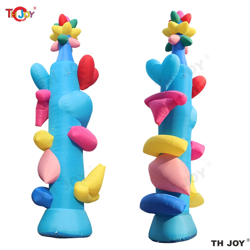 

Customize Outdoor Giant Inflatable Flower Column Symbolize Pillar for Advertising