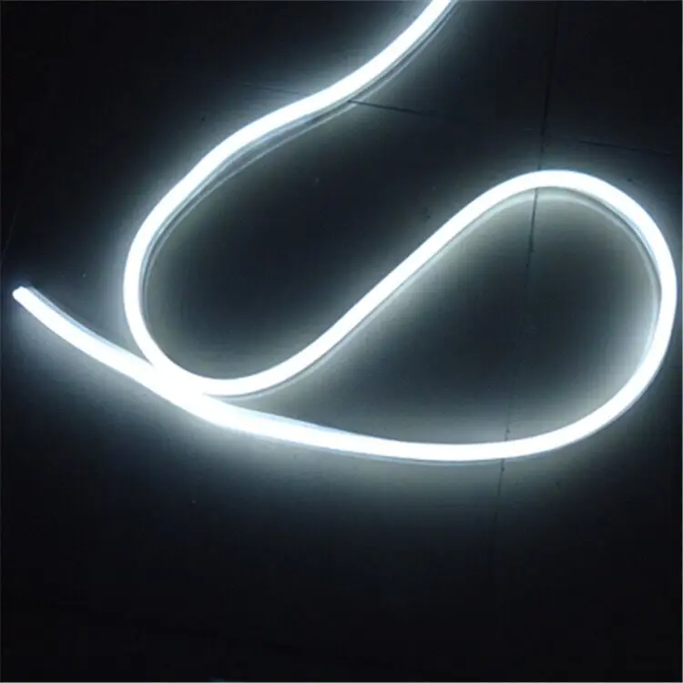 5M 1mm~14mm(Dia.) Transparent Side Glow Solid Core Optic Fiber Cable Curtain Home Desk Mat Bendable DIY Car Decorative Lighting