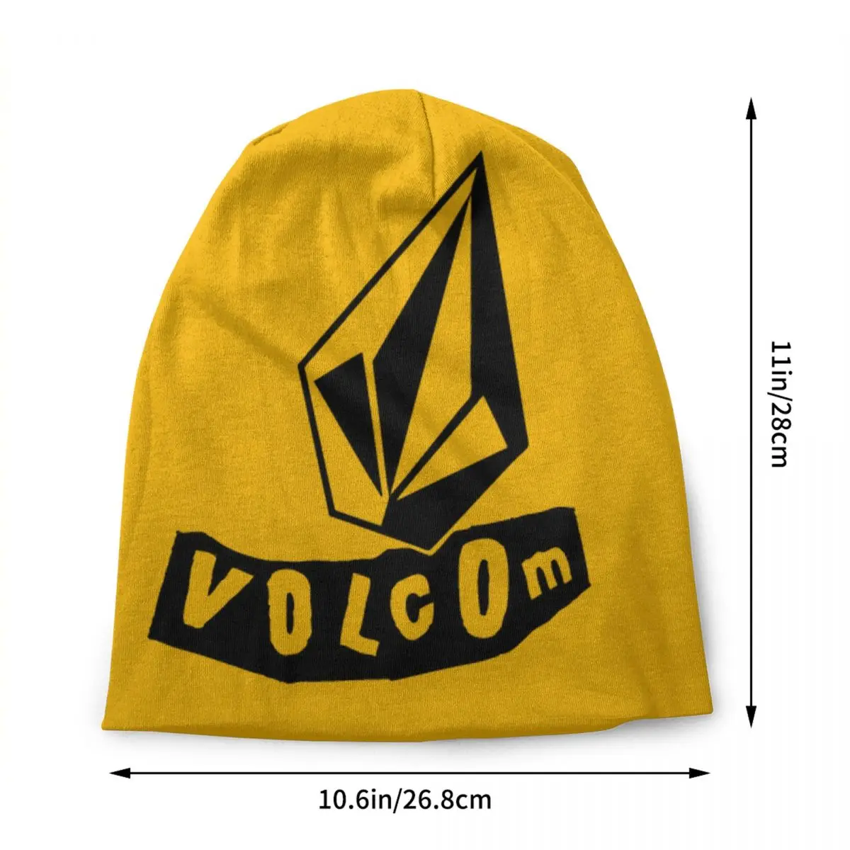 Custom Volcoms Logo Skullies Beanies Caps Unisex Winter Warm Knitted Hat Men Women Fashion Adult Bonnet Hats Outdoor Ski Cap