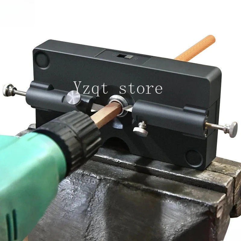Wooden square cart round wooden stick, round  tenon making tool punching straight hole positioner