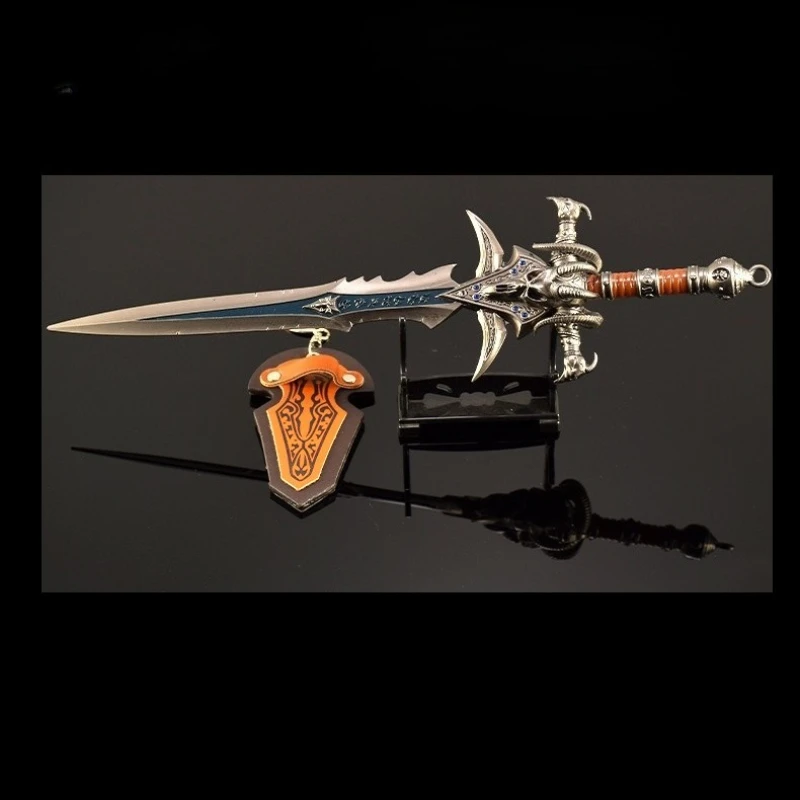 30cm New World of Warcraft Frostmourne Game Peripherals Metal Model Props Desktop Decoration Ornaments Gifts Toys Game Kids