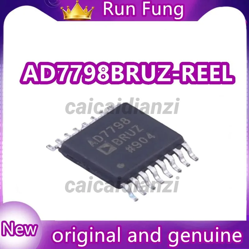 AD7798BRUZ-REEL AD7798BRUZ  16 Bit Analog to Digital Converter 3 Input 1 Sigma-Delta 16-TSSOP  5Pcs/Lot   New Original