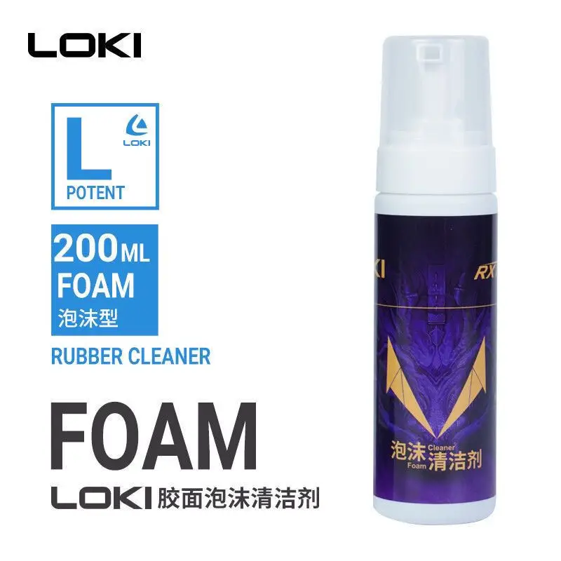 

LOKI Table Tennis Rubber Cleaner Foam Type Spray Type 200ml Ping Pong Racket Cleaner Eliminate Dirt & Dust