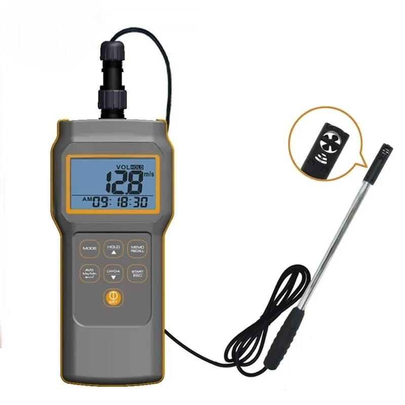 Multifunctional anemometer to measure humidity, wet bulb temperature anemometer AZ-8905