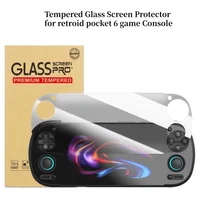 Protector de Pantalla de Vidrio Templado Original Portátil para Retroid Pocket 6, Consola de Juegos RP6, Pantalla Completa HD