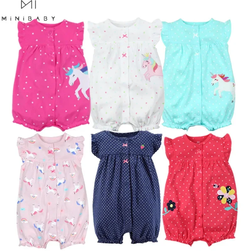 

Orangemom summer baby girl clothes one-piece jumpsuits baby clothing ,cotton short romper infant girl clothes roupas menina home