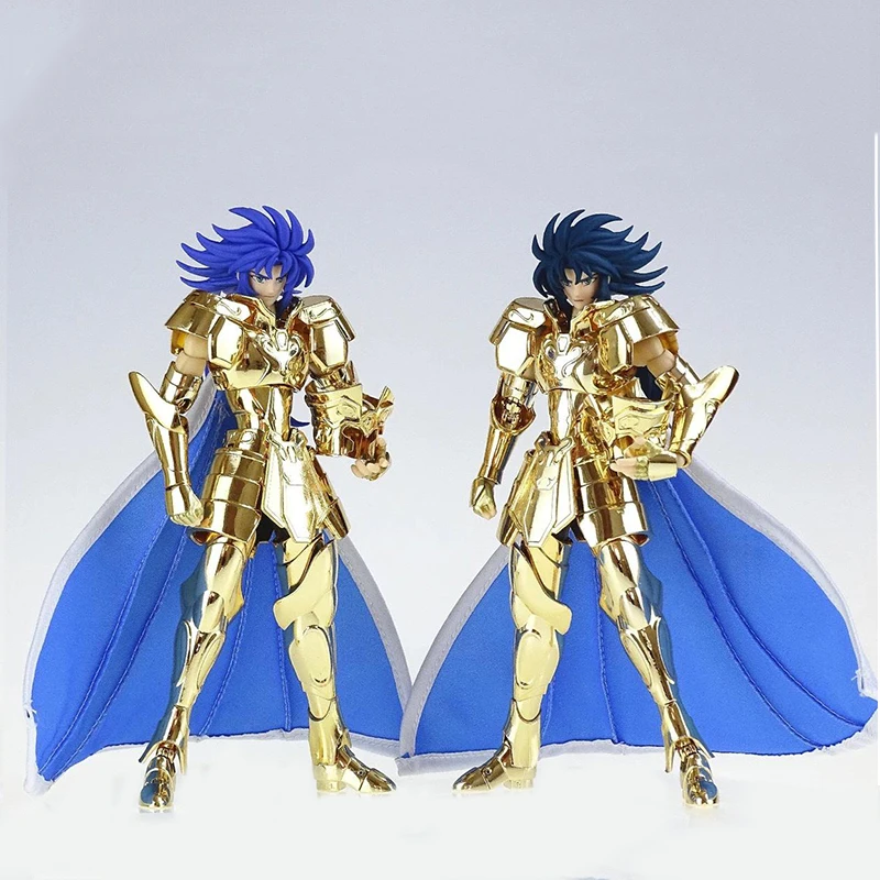 

MST Model Saint Seiya Myth Cloth Gemini Saga EXM Metal With New Face Gold Metal Armor PVC Saint Action Figure Collection Model