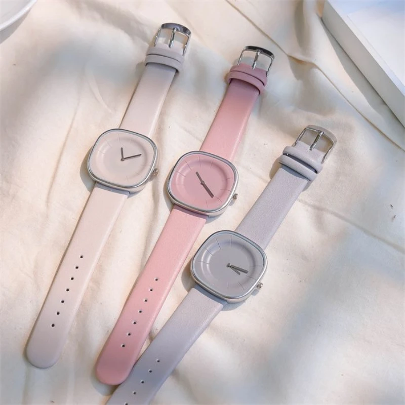 Square Dial Watch for Women Fashion Casual Leather Strap Watches Simple Ladies Quartz Wristwatches Dress Clock Reloj Mujer Gift