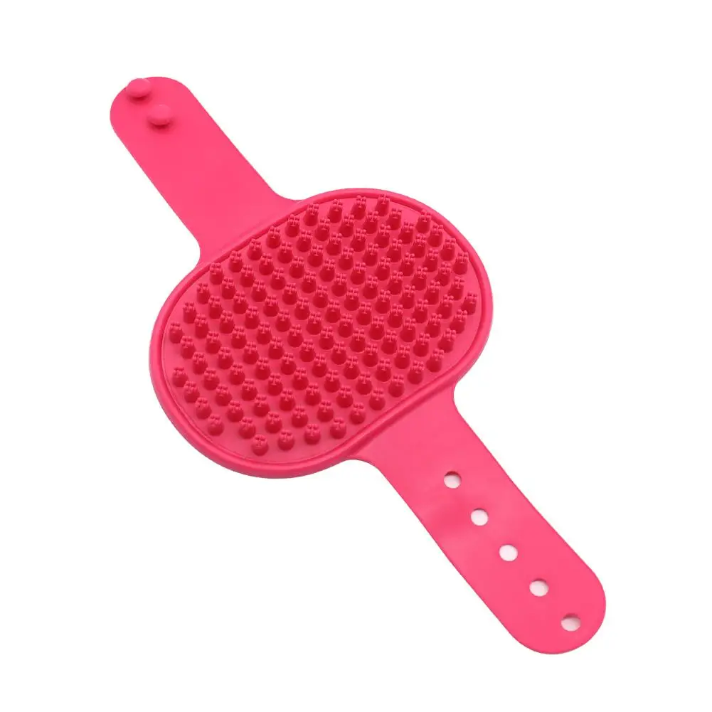 Silicone Rubber Bath Brush para Animais de Estimação, Pente, Cabelo, Pele, Higiene, Massagem, Limpeza, Cozinha, Cão, Gato, Wa, G3E9