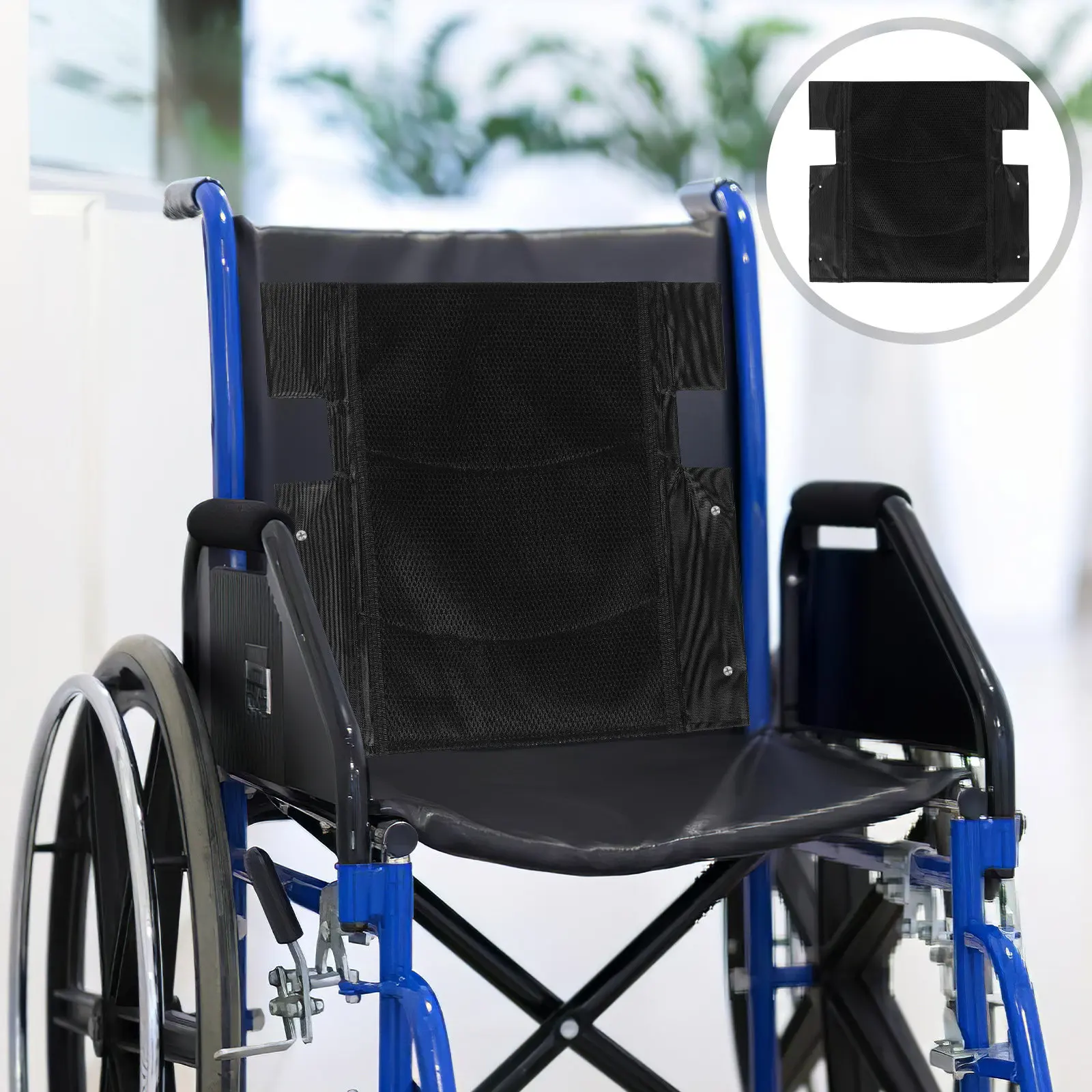 Wheelchair Backrest Cushion Detachable Ergonomic Lumbar Support Pad Replacement Parts 16 20 Inch Wheelchair Back Extender