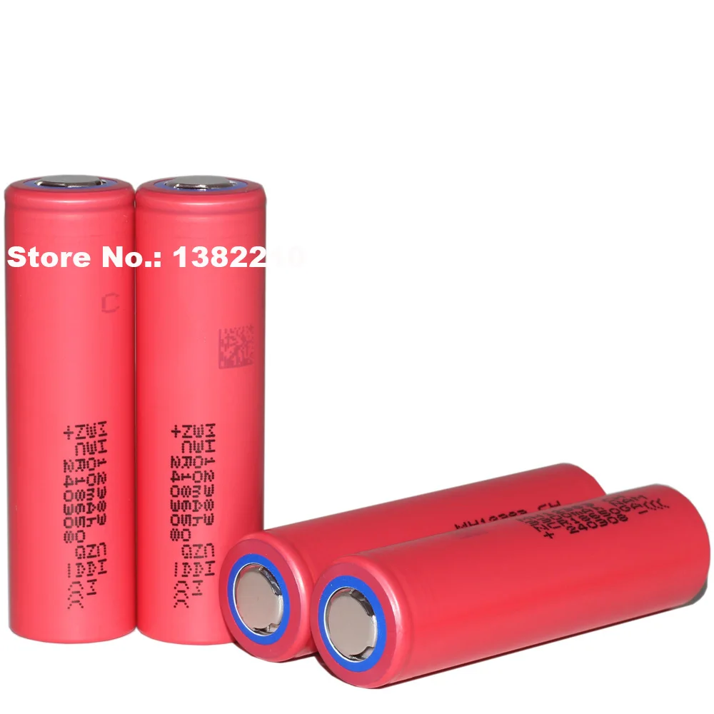 4PCS/lot Original 3.6V 18650 NCR18650GA 3300mAh 10A Continuous Discharge Li-ion battery For Sanyo