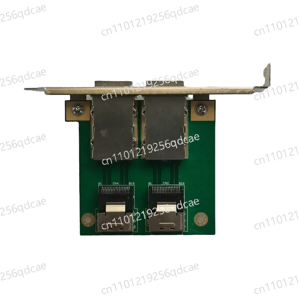 The MINISAS adapter 2 SFF-8087 to 2 SFF-8088 internal to external adapter
