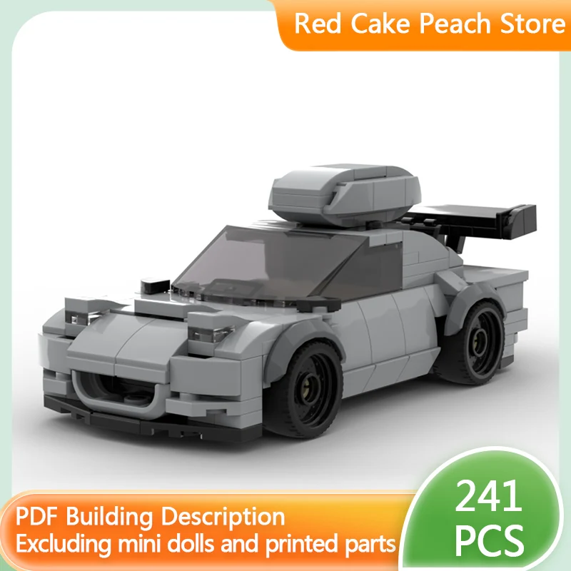 

Speed Racing Car Model MOC Building Bricks GT-x7 Concept Car Modular Technology Children Holiday Gifts Assemble Toys Suit