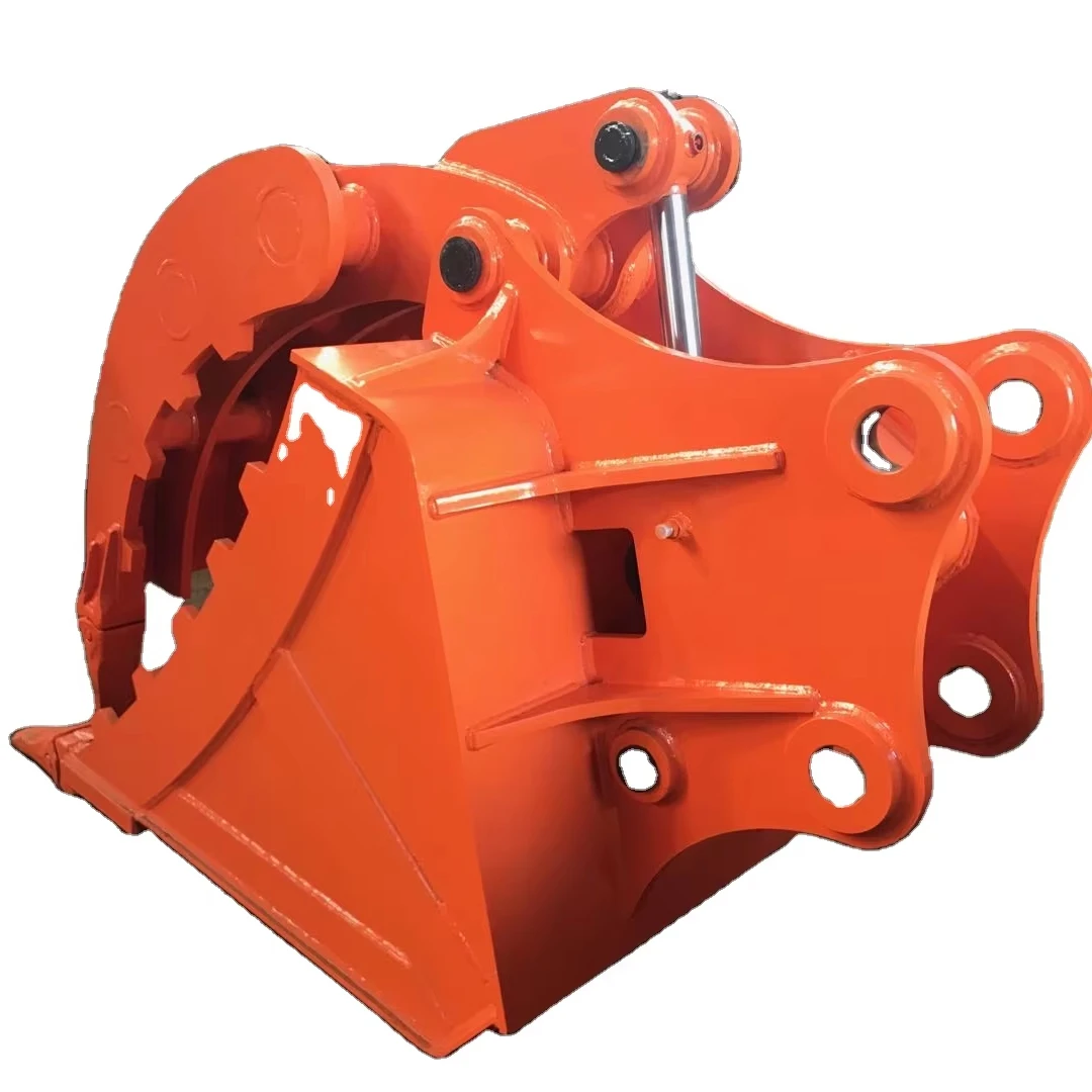 OEM China Factory Price Hydraulic Thumb Grab Bucket Hydraulic Clamp Bucket For 3t 5t 20 Ton Mini Excavator