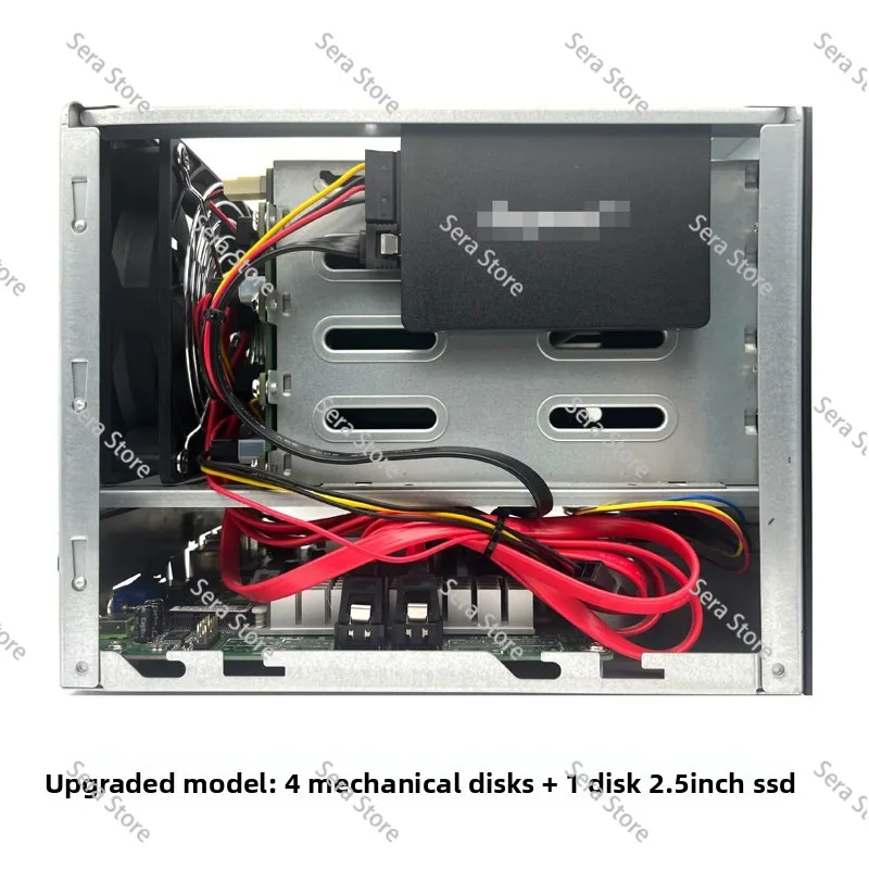 For Quad-core Gigabit Network Port NAS Network Disk Private Cloud Storage Low Power Silent Itx Chassis Accessories