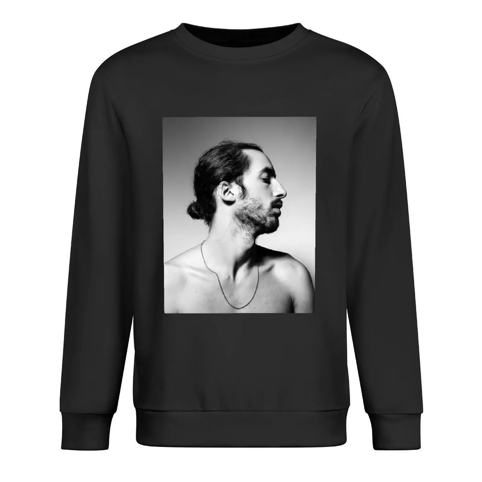

Lomepal black white Pullover men wear men's clothing men's autumn clothes mens designer clothes sweatshirts