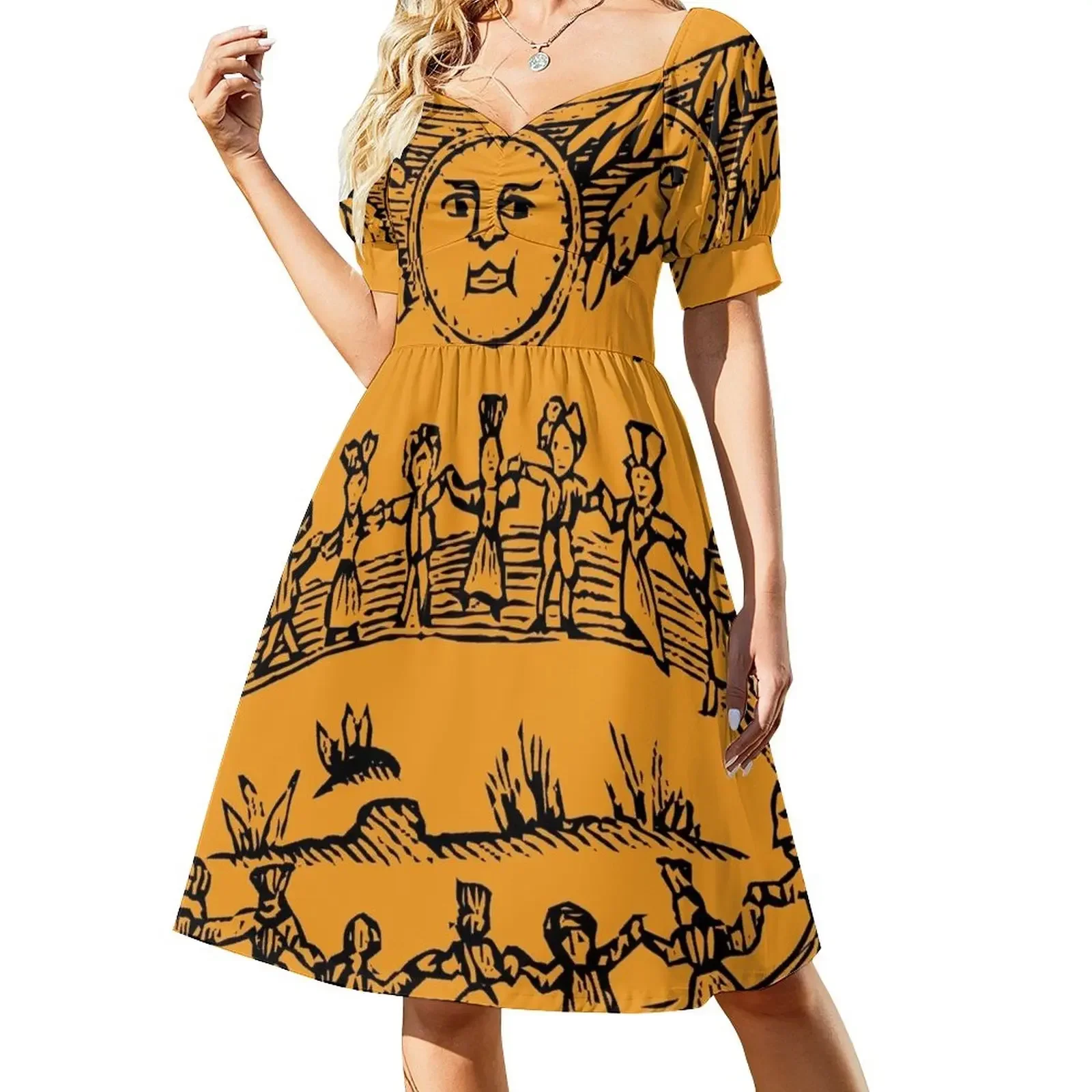 

Springtime! Short-Sleeved Dress elegant and pretty women's dresses woman dress Dress