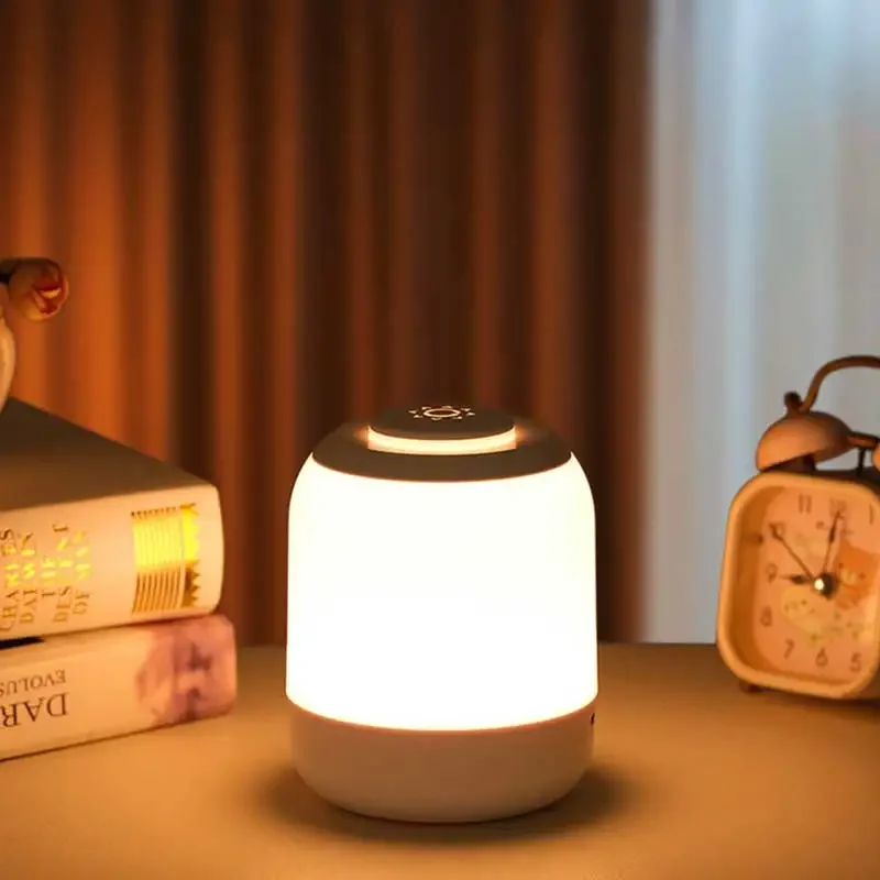 

LED Night Lights, Adjustable Brightness USB Rechargeable Table Lamp for Kitchen,Bedroom,Garage Bedroom,Bedside