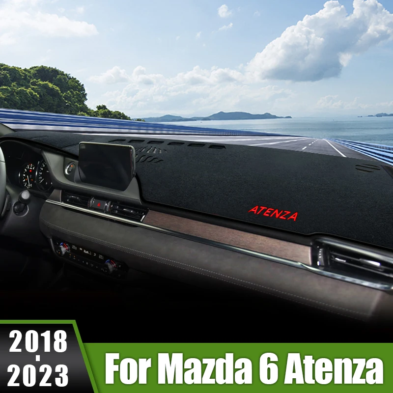 

For Mazda 6 Atenza GL 2018 2019 2020 2021 2022 2023 Car Dashboard Cover Sun Shade Mats Avoid Light Pads Anti-UV Case Carpets