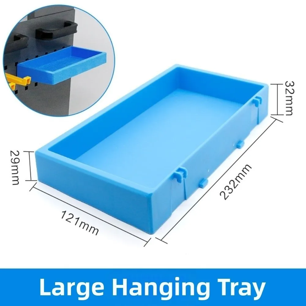 Versatile Tool Storage Box Multi Hole Design Hard Plastic Material Tool Holder Organizer CNC Machining Center Drill Bit Holder