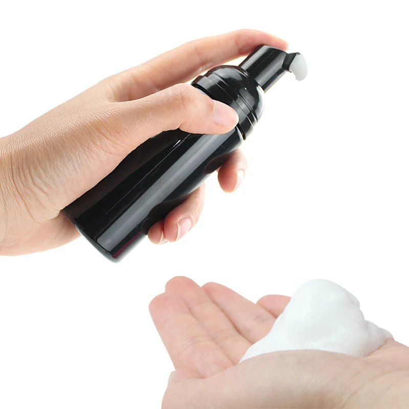 1/5/10/20/30Pcs Plastic Foam Pump Bottle Black Cleaner Soap Shampoo Dispenser Foam Container Empty Refillable Bottles 50ml