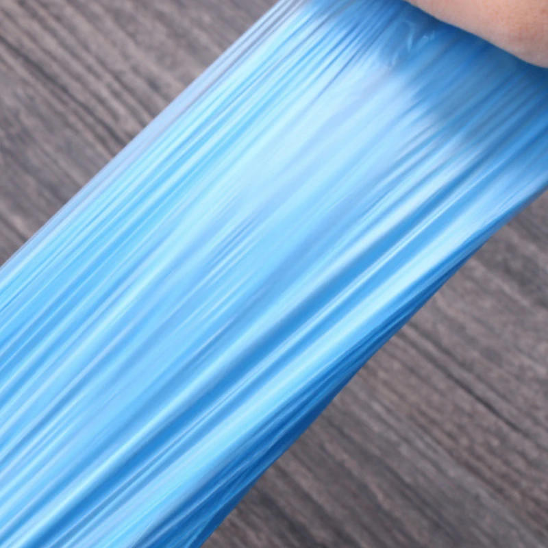 Jednorazowe worki na śmieci 5-rolkowe worki na kosz na śmieci domowe płaskie worki na śmieci zagęszczona plastikowa torba do czyszczenia