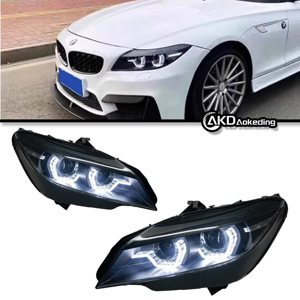 Auto Parts For BMW Z4 E89 Headlights 2009-2016 Styling LED Daytime Lights Dual Projector Car Accesorios Modified