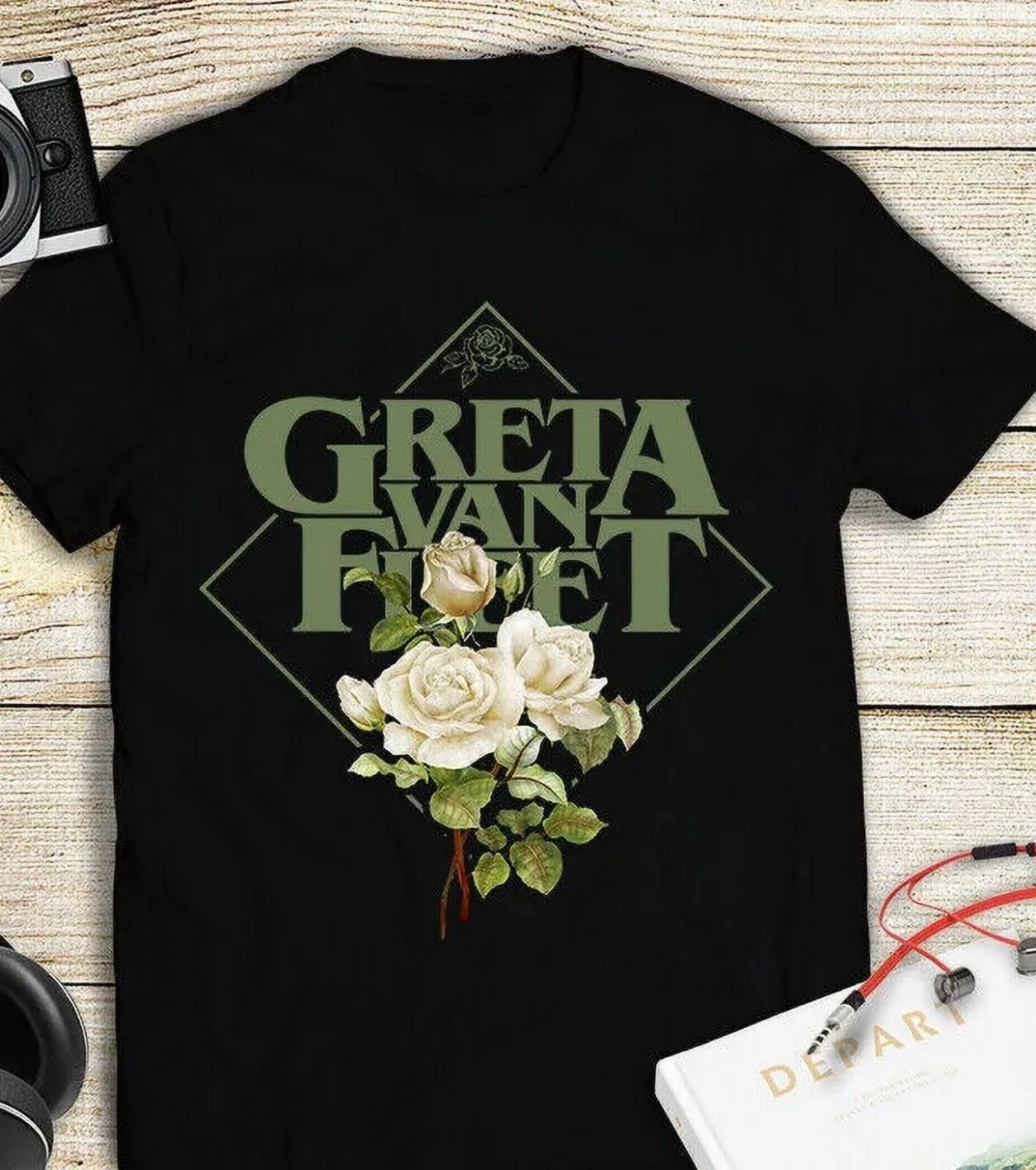 

Van Greta Fleet T-Shirt Tour 2023 Black Size S-5xl All Unisex Gift Retro Fan