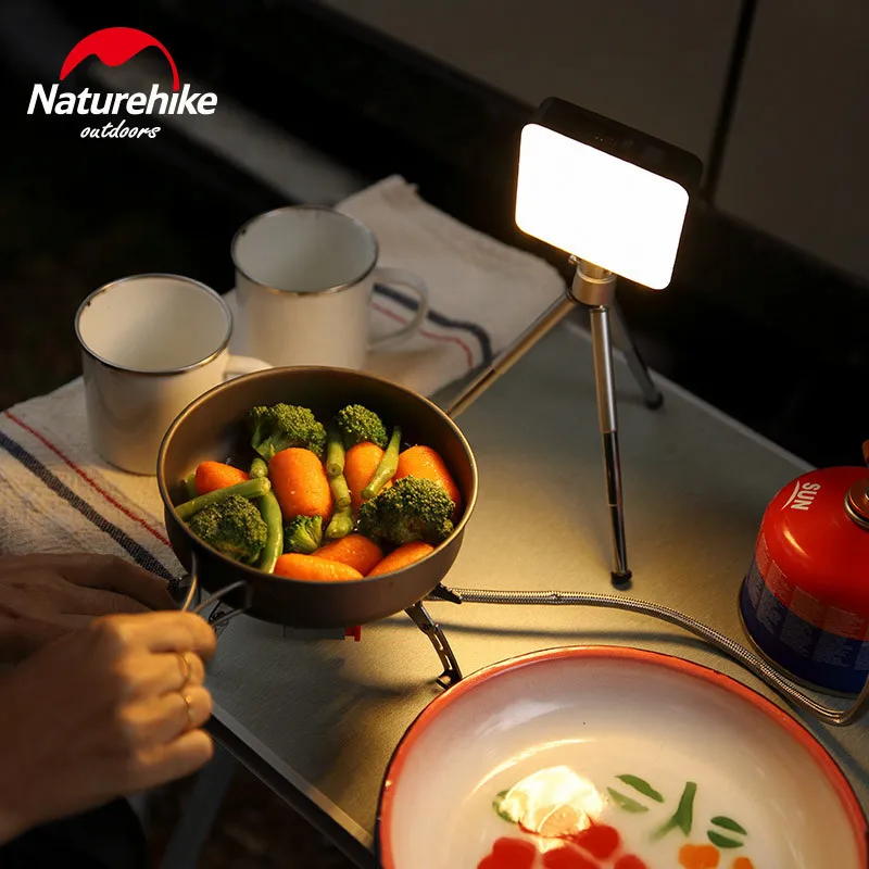 

Naturehike LED Camping Lamp USB Rechargeable Outdoor Emergency SOS Light Ultralight Moonlight 650lm 6000mAh Mini Lantern 3 in 1