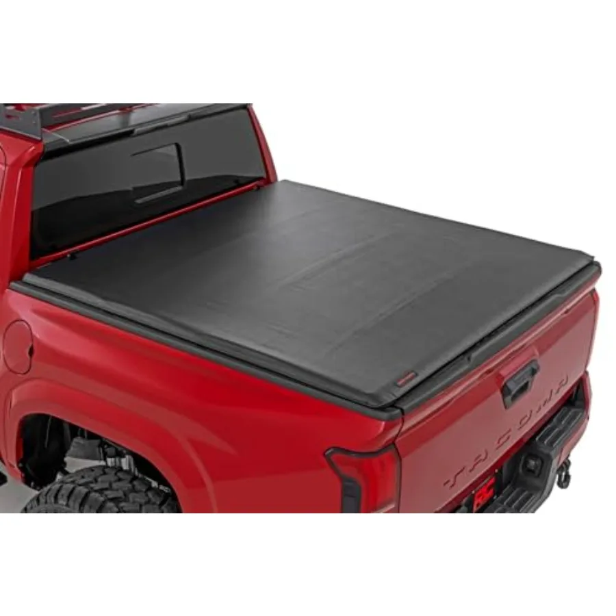 

Soft Roll Up Truck Bed Tonneau Cover for Tacoma 20242025 Fits 5' (60) Bed WeatherResistant Roll Up Bed Cover