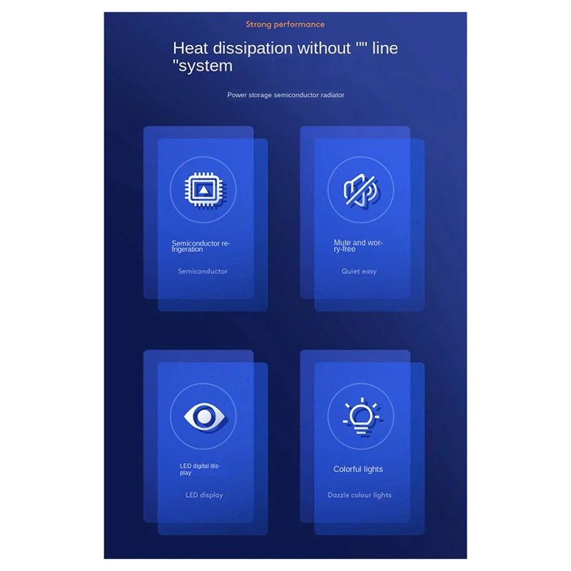 Phone Cooler Phone Cooling Fan Rechargeable Semiconductor Mobile Phone Radiator With Digital Display Phone Cooler